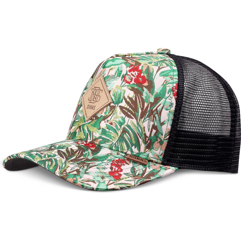djinns-hft-woven-jungle-green-and-black-trucker-hat
