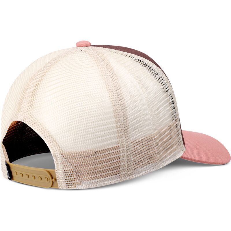 casquette-trucker-marron-et-rose-hft-lazy-bird-djinns casquette-trucker-marron-et-rose-hft-lazy-bird-djinns