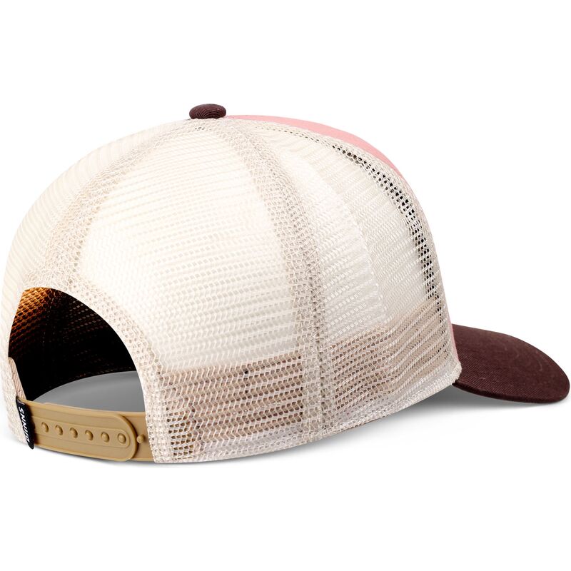 djinns-hft-lazy-bird-pink-and-brown-trucker-hat djinns-hft-lazy-bird-pink-and-brown-trucker-hat