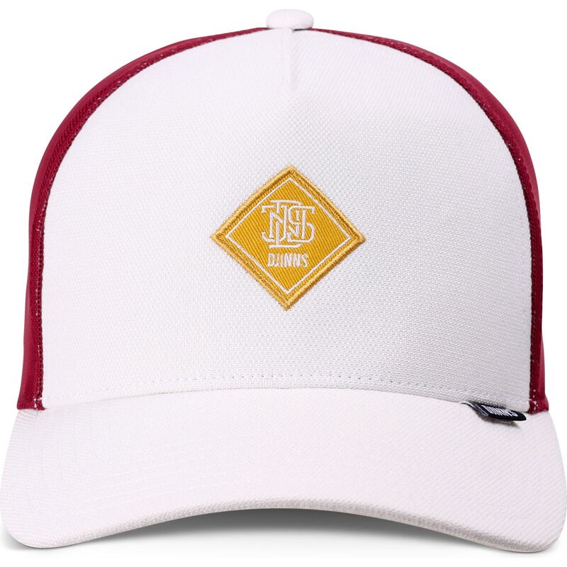 casquette-trucker-blanche-et-rouge-hft-finefine-mesh-djinns casquette-trucker-blanche-et-rouge-hft-finefine-mesh-djinns