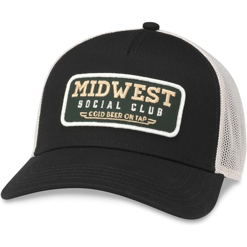 american-needle-valin-midwest-social-club-black-trucker-hat american-needle-valin-midwest-social-club-black-trucker-hat