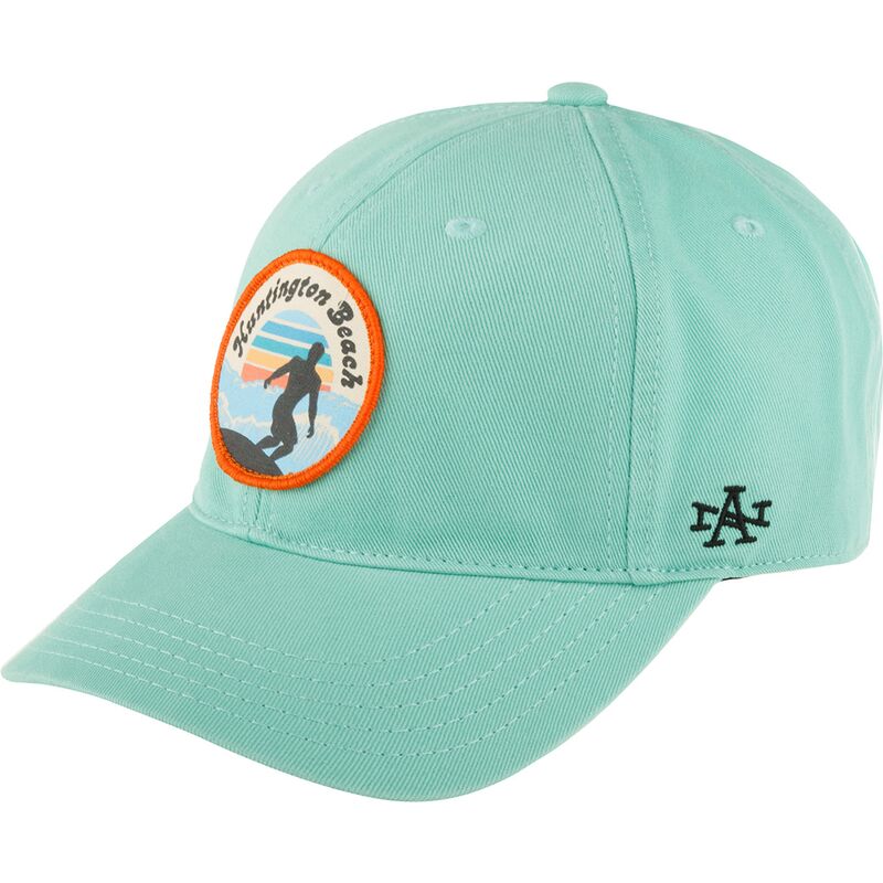 american-needle-curved-brim-hepcat-huntington-beach-green-adjustable-cap