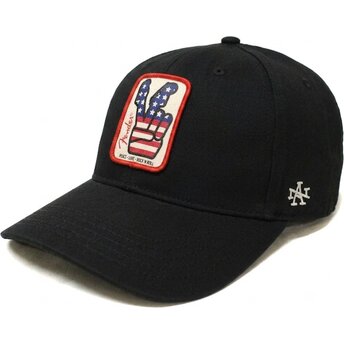 American Needle Curved Brim Hepcat Fender Black Adjustable Cap