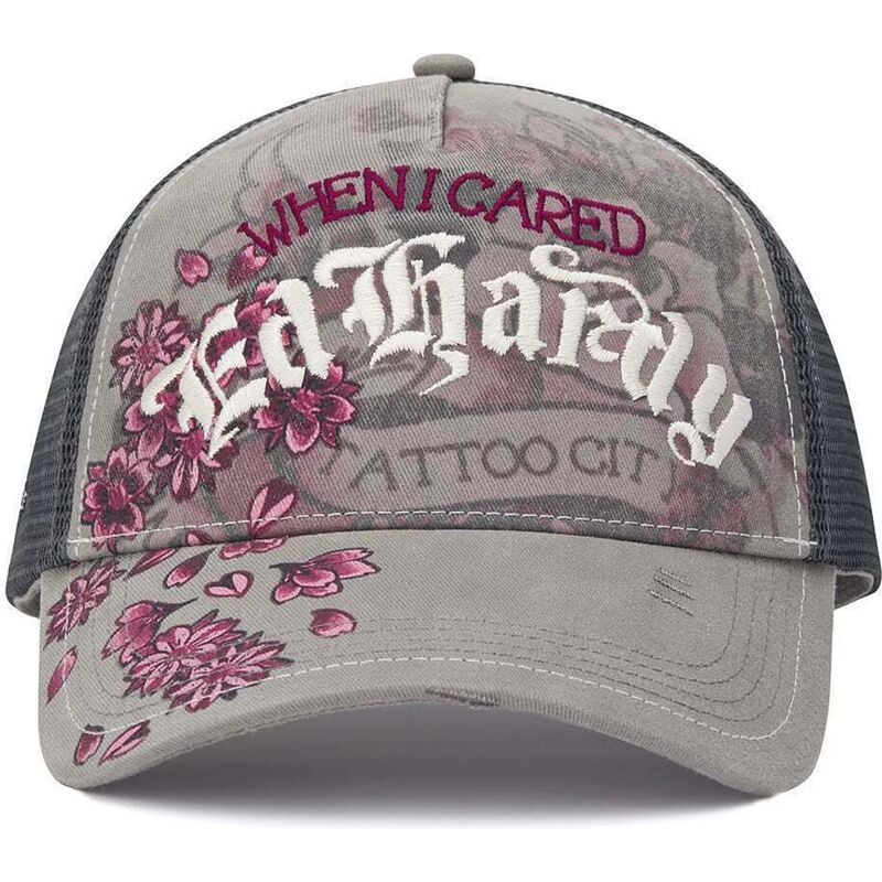 ed-hardy-floral-tattoo-city-vintage-wash-grey-trucker-hat