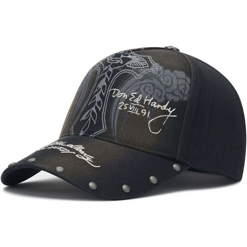 ed-hardy-curved-brim-storming-rose-washed-black-adjustable-cap