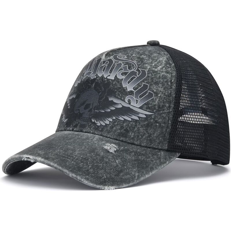 ed-hardy-flaming-gothic-skull-washed-grey-trucker-hat