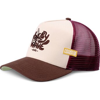 Casquette trucker marron HFT Baby Wave Coastal