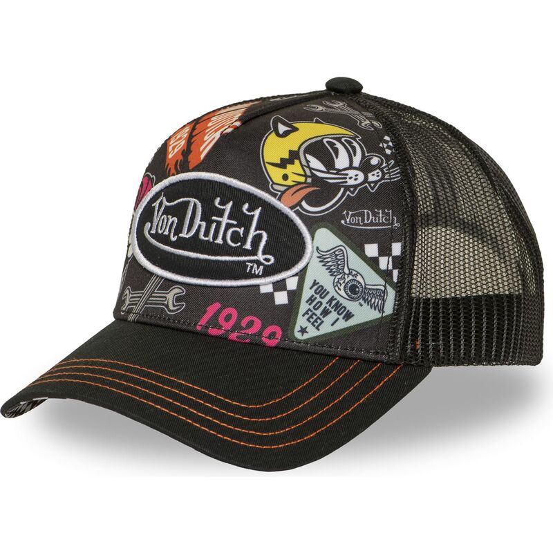 von-dutch-subl19-black-trucker-hat von-dutch-subl19-black-trucker-hat