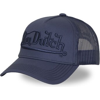 Casquette trucker bleue marine EMB09 Von Dutch