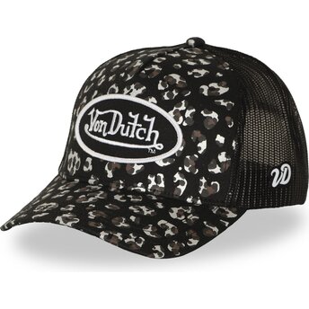 Von Dutch LEOFOIL Black Trucker Hat