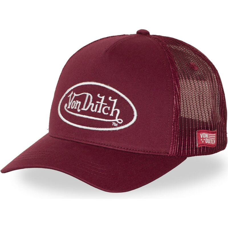 casquette-trucker-grenat-rouge-lof-b54-von-dutch