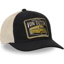 casquette-trucker-bleue-marine-et-beige-sem14-von-dutch