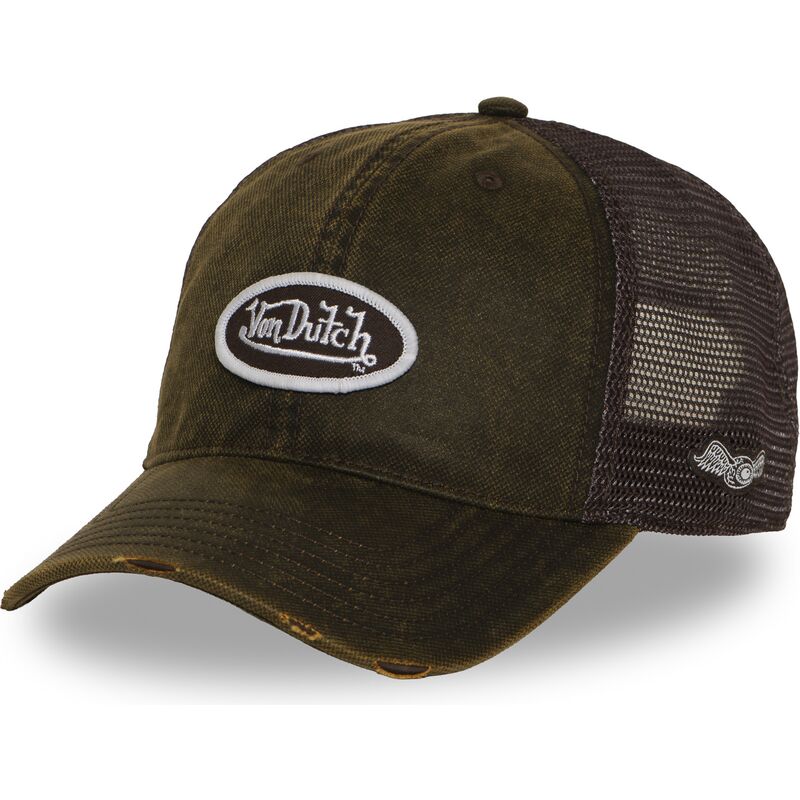 casquette-trucker-marron-et-grenat-mac17-von-dutch