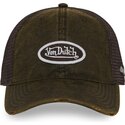 casquette-trucker-marron-et-grenat-mac17-von-dutch