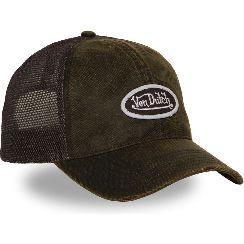 casquette-trucker-marron-et-grenat-mac17-von-dutch