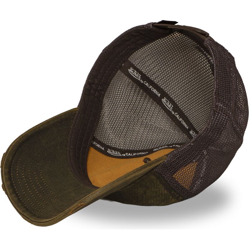 casquette-trucker-marron-et-grenat-mac17-von-dutch
