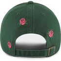 47-brand-curved-brim-clean-up-scatter-new-york-yankees-mlb-green-adjustable-cap