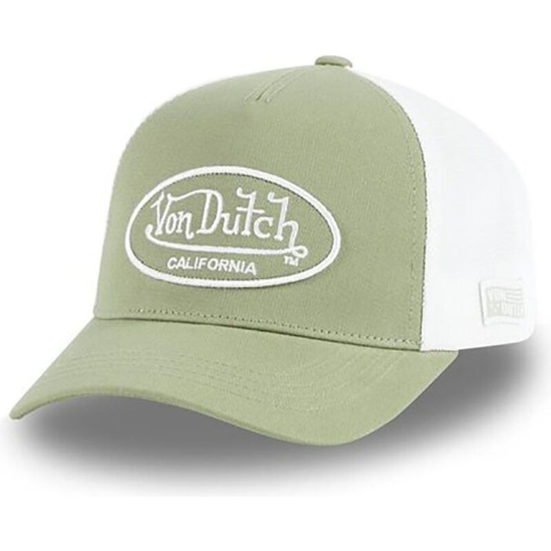 casquette-trucker-verte-et-blanche-ajustable-lof-b29b-von-dutch casquette-trucker-verte-et-blanche-ajustable-lof-b29b-von-dutch