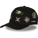 capslab-curved-brim-straw-hat-pirates-op8-fla-one-piece-black-snapback-cap