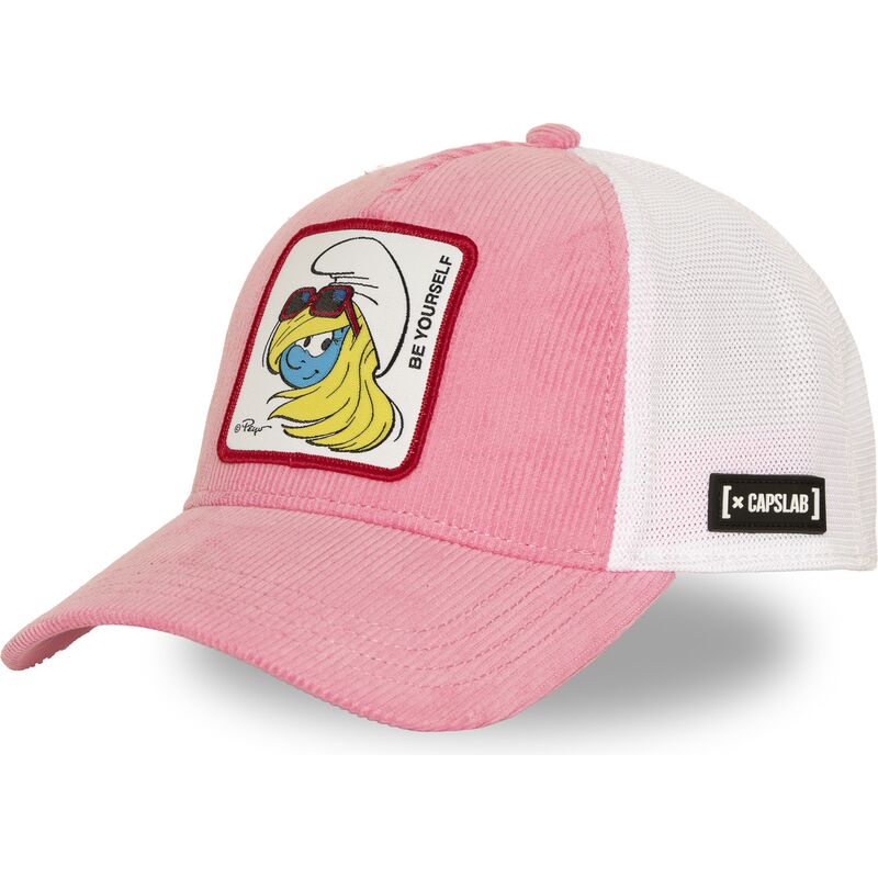 casquette-trucker-rose-et-blanche-la-schtroumpfette-smu3-sof-les-schtroumpfs-capslab