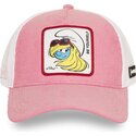 casquette-trucker-rose-et-blanche-la-schtroumpfette-smu3-sof-les-schtroumpfs-capslab