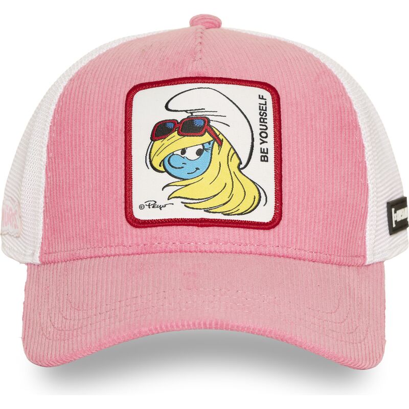 casquette-trucker-rose-et-blanche-la-schtroumpfette-smu3-sof-les-schtroumpfs-capslab
