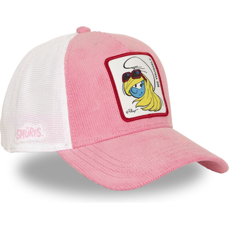 capslab-smurfette-smu3-sof-the-smurfs-pink-and-white-trucker-hat