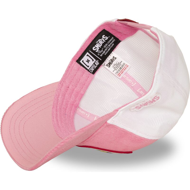 casquette-trucker-rose-et-blanche-la-schtroumpfette-smu3-sof-les-schtroumpfs-capslab