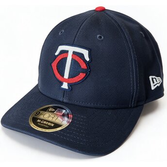 New Era Curved Brim 9FORTY M-Crown Field Of Dreams Minnesota Twins MLB Navy Blue Snapback Cap