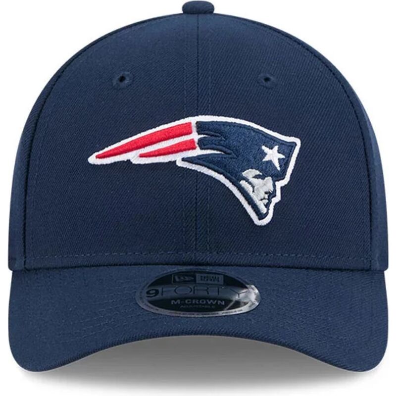 casquette-courbee-bleue-marine-snapback-9forty-m-crown-team-new-england-patriots-nfl-new-era casquette-courbee-bleue-marine-snapback-9forty-m-crown-team-new-england-patriots-nfl-new-era