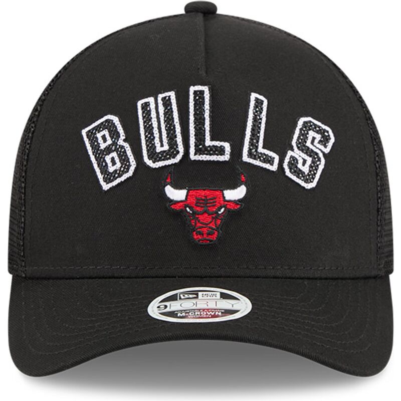casquette-trucker-noire-9forty-m-crown-a-frame-pomp-chicago-bulls-nba-new-era