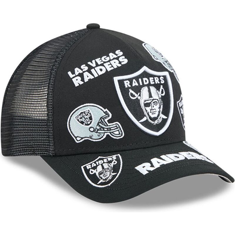 new-era-9forty-m-crown-a-frame-all-over-las-vegas-raiders-nfl-black-trucker-hat new-era-9forty-m-crown-a-frame-all-over-las-vegas-raiders-nfl-black-trucker-hat