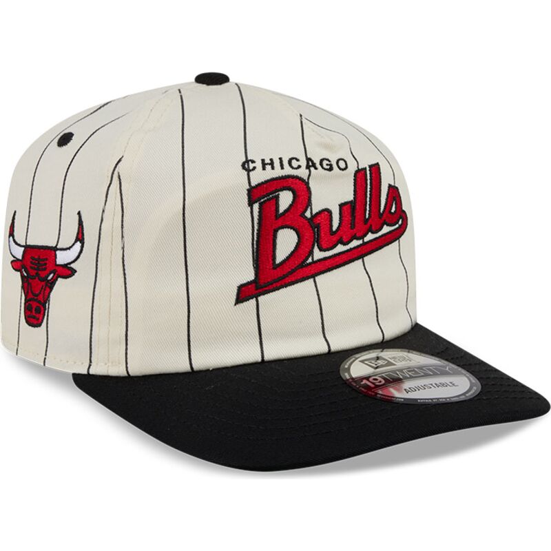 new-era-curved-brim-19twenty-pinstripe-chicago-bulls-nba-beige-and-black-snapback-cap