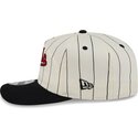 casquette-courbee-beige-et-noire-snapback-19twenty-pinstripe-chicago-bulls-nba-new-era