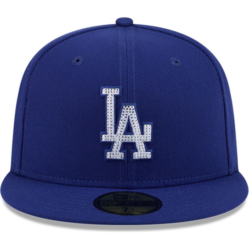 new-era-flat-brim-59fifty-rhinstone-badge-los-angeles-dodgers-mlb-blue-fitted-cap