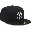new-era-flat-brim-59fifty-rhinestone-badge-new-york-yankees-mlb-black-fitted-cap