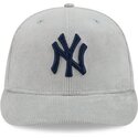 new-era-curved-brim-navy-blue-logo-59fifty-cord-new-york-yankees-mlb-grey-fitted-cap