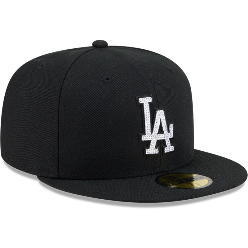 new-era-flat-brim-59fifty-rhinestone-los-angeles-dodgers-mlb-black-fitted-cap new-era-flat-brim-59fifty-rhinestone-los-angeles-dodgers-mlb-black-fitted-cap