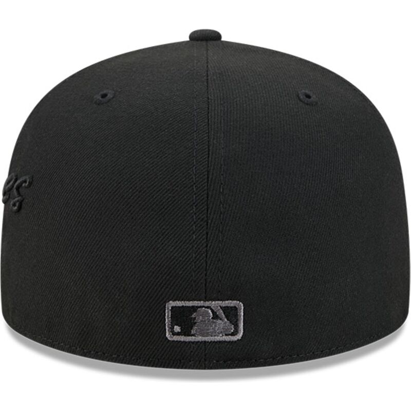 new-era-flat-brim-grey-logo-59fifty-side-script-new-york-yankees-mlb-black-fitted-cap