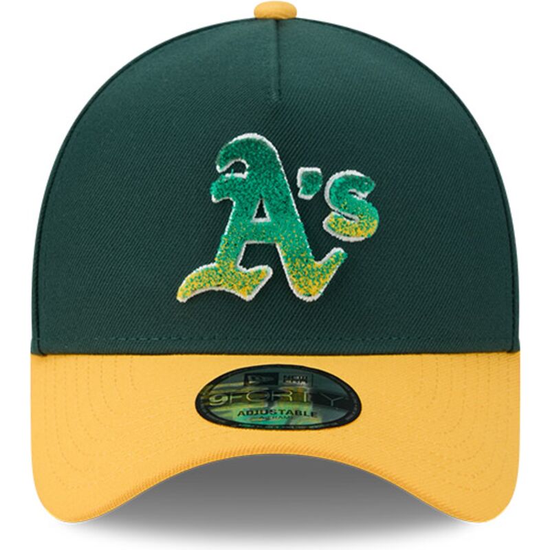 new-era-curved-brim-9forty-a-frame-na-lifestyle-f1-oakland-athletics-mlb-green-and-yellow-snapback-cap new-era-curved-brim-9forty-a-frame-na-lifestyle-f1-oakland-athletics-mlb-green-and-yellow-snapback-cap