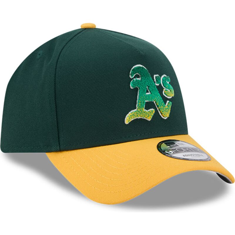 new-era-curved-brim-9forty-a-frame-na-lifestyle-f1-oakland-athletics-mlb-green-and-yellow-snapback-cap new-era-curved-brim-9forty-a-frame-na-lifestyle-f1-oakland-athletics-mlb-green-and-yellow-snapback-cap