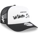 new-era-9fifty-a-frame-na-lifestyle-f1-chicago-white-sox-mlb-black-and-white-trucker-hat