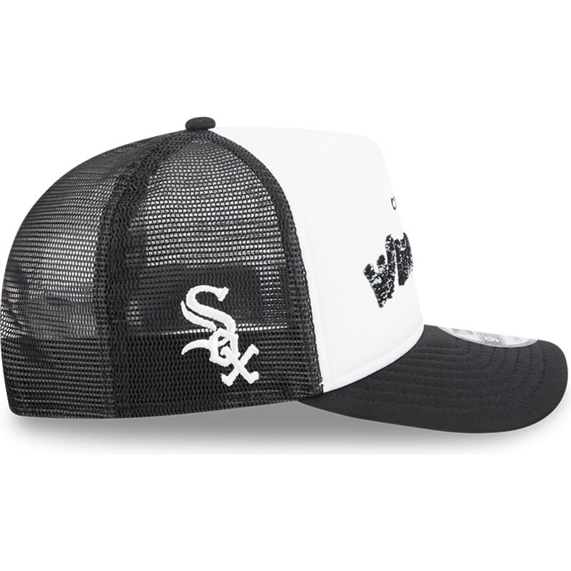 casquette-trucker-noire-et-blanche-9fifty-a-frame-na-lifestyle-f1-chicago-white-sox-mlb-new-era casquette-trucker-noire-et-blanche-9fifty-a-frame-na-lifestyle-f1-chicago-white-sox-mlb-new-era