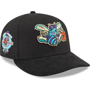 New Era Curved Brim 9FIFTY NA Lifestyle F1 Charlotte Hornets NBA Black Snapback Cap
