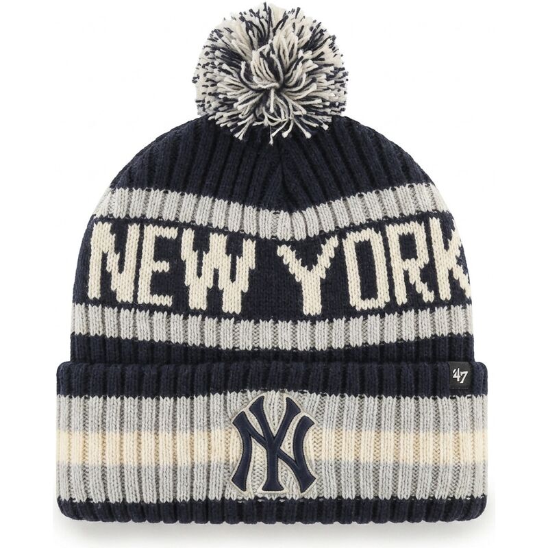 47-brand-bering-cuff-knit-new-york-yankees-mlb-navy-blue-beanie-with-pompom
