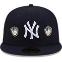 casquette-plate-bleue-marine-ajustee-59fifty-spike-lee-gloves-new-york-yankees-mlb-new-era