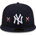 new-era-flat-brim-59fifty-spike-lee-crossed-bats-new-york-yankees-mlb-navy-blue-fitted-cap