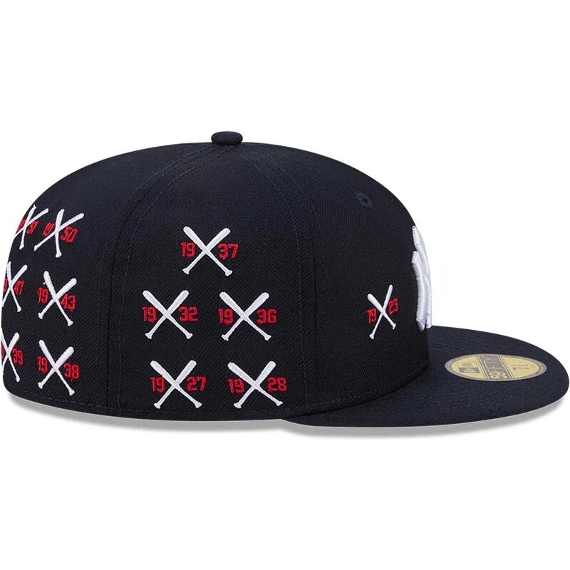 casquette-plate-bleue-marine-ajustee-59fifty-spike-lee-crossed-bats-new-york-yankees-mlb-new-era casquette-plate-bleue-marine-ajustee-59fifty-spike-lee-crossed-bats-new-york-yankees-mlb-new-era