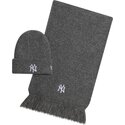 bonnet-et-foulard-gris-knit-set-new-york-yankees-mlb-new-era