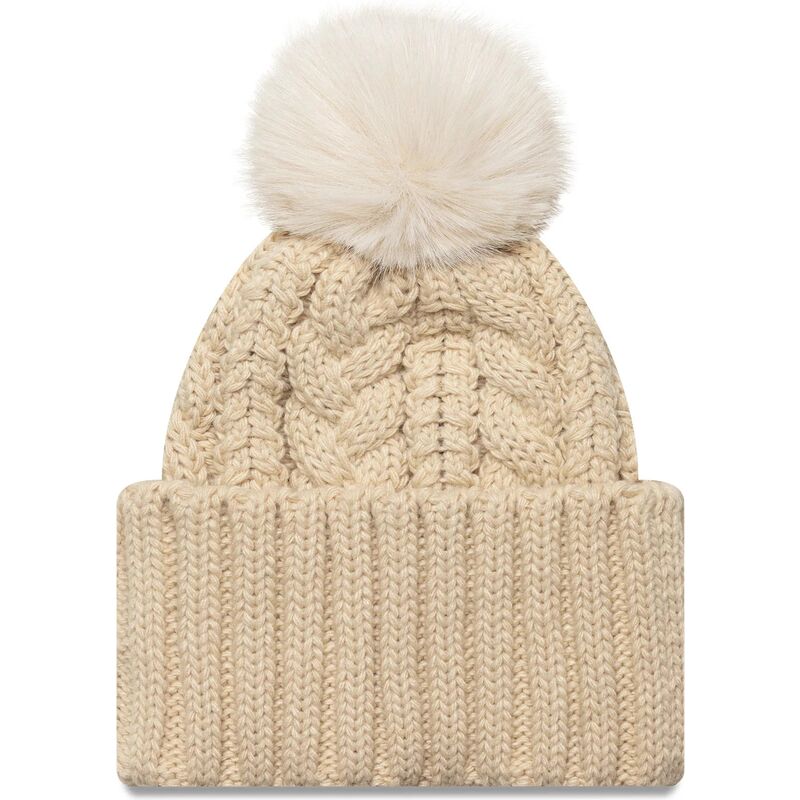 new-era-youth-cable-new-york-yankees-mlb-beige-beanie-with-pompom